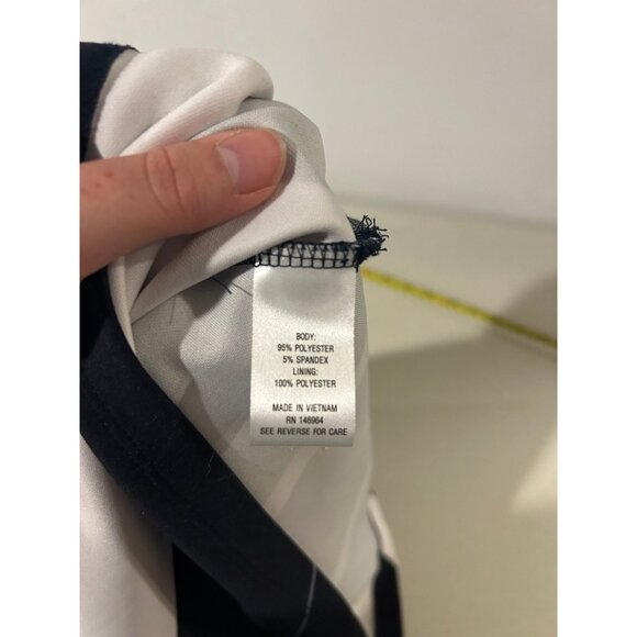 Signature by Robbie Bee Navy Blue Dress - Size M - Picture 5 of 9